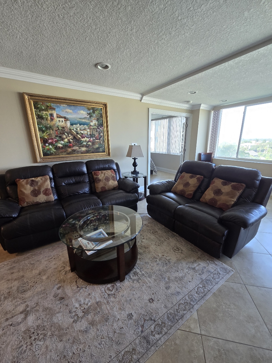 Living Room with Gulf Views